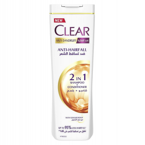 CLEAR ANTI-DANDRUFF ANTI- HAIR FALL 2 IN 1 SHAMPOO + CONDITIONER WITH GINGER ROOT 200 ML